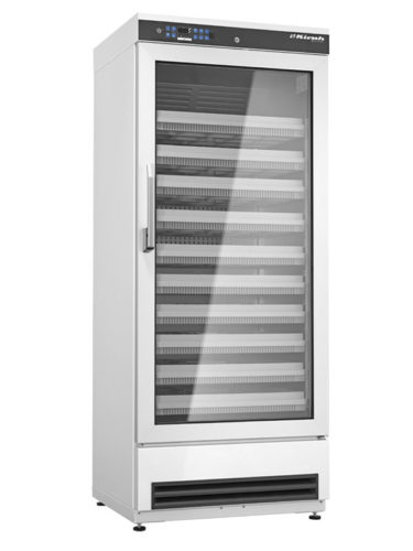 Medikamentenkühlschrank MED-468 von Kirsch mit geschlossener Glastüre