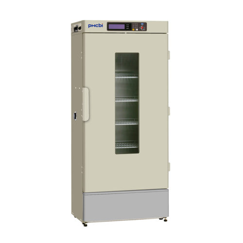 Kühlinkubator MIR-254-PE von PHC, PHCbi mit geschlossener Türe und Ansicht von der Seite