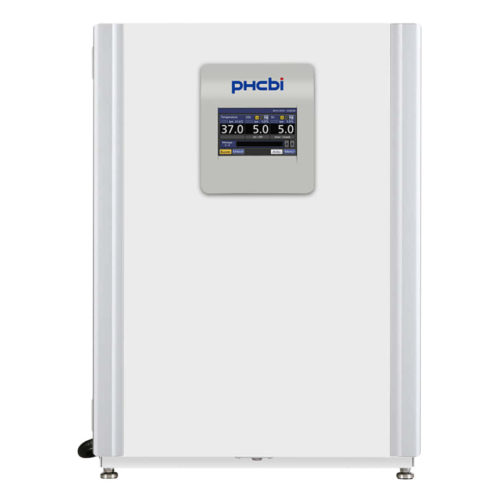 Multigas Inkubator MCO-170M-PE-IncuSafe von PHC, PHCbi mit geschlossener Türe und Ansicht von vorne