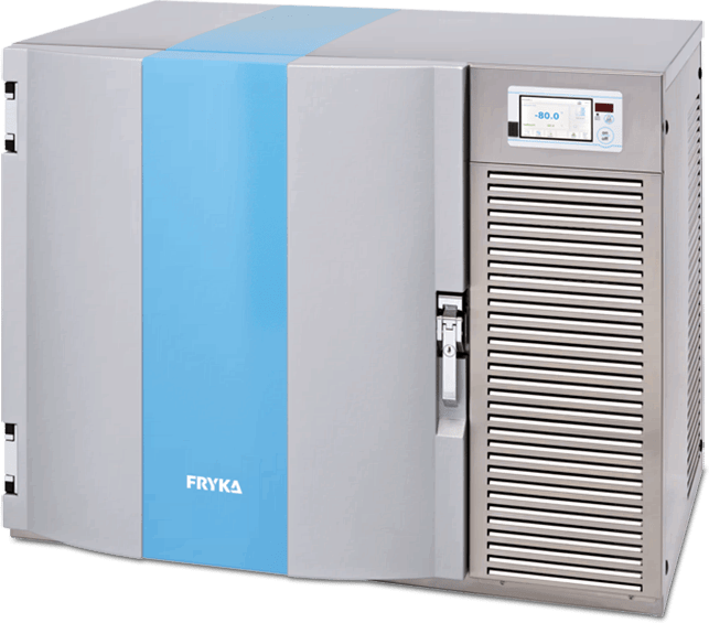 Fryka TUS 80 100C logg Ultratiefkühlschrank für die Lagerung des Pfizer und Moderna Corona Impfstoff bei -70 und -80 °C