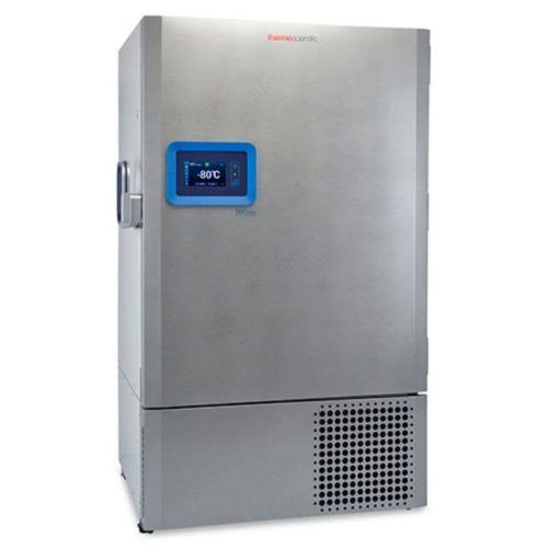 Labor Ultratiefkühlschrank TSX70086V von Thermo Scientific REVCO mit geschlossener Standardtüre und Ansicht von der Seite