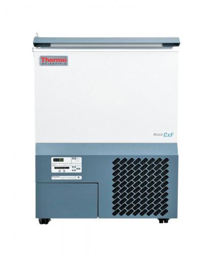 Labor Ultratiefkühltruhe ULT390-10-V von Thermo Scientific REVCO mit geschlossenem Deckel und Ansicht von vorne