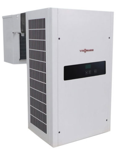 Kühlaggregat TectoRefrigo WMF2 1400 von Viessmann mit mit elektronischer Regelung und Ansicht von der Seite